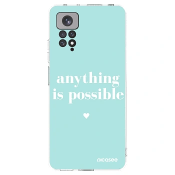 Picasee διαφανής θήκη σιλικόνης Xiaomi Redmi Note 11S 4G - Anything is possible