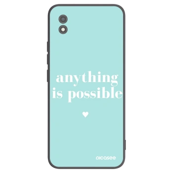 Picasee Μαύρη θήκη σιλικόνης για Realme C11 (2021) - Anything is possible