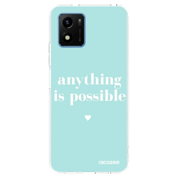 Picasee διαφανής θήκη σιλικόνης Vivo Y01 - Anything is possible