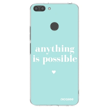 Picasee διαφανής θήκη σιλικόνης Huawei P Smart - Anything is possible