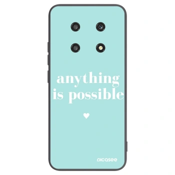 Picasee Μαύρη θήκη σιλικόνης για Honor Magic4 Lite 5G - Anything is possible