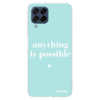 Picasee διαφανής θήκη σιλικόνης Samsung Galaxy M53 5G - Anything is possible