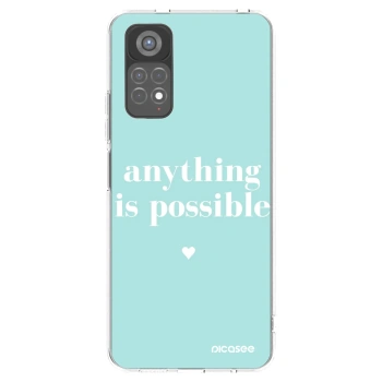Picasee διαφανής θήκη σιλικόνης Xiaomi Redmi Note 11S 5G - Anything is possible