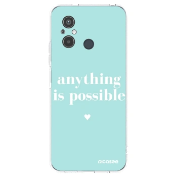 Picasee διαφανής θήκη σιλικόνης Xiaomi Redmi 12C - Anything is possible