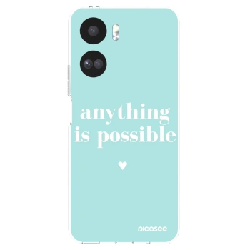 Picasee διαφανής θήκη σιλικόνης Honor 90 Lite 5G - Anything is possible