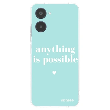 Picasee διαφανής θήκη σιλικόνης Realme 10 4G - Anything is possible