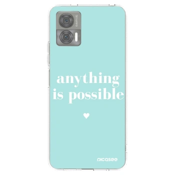 Picasee διαφανής θήκη σιλικόνης Motorola Edge 30 Neo - Anything is possible