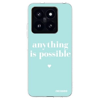 Picasee διαφανής θήκη σιλικόνης Xiaomi 14 Pro - Anything is possible