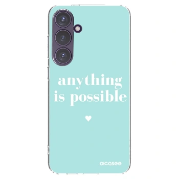Picasee διαφανής θήκη σιλικόνης Samsung Galaxy S24+ S926B 5G - Anything is possible