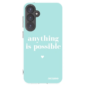 Picasee διαφανής θήκη σιλικόνης Samsung Galaxy S23 FE S711B - Anything is possible