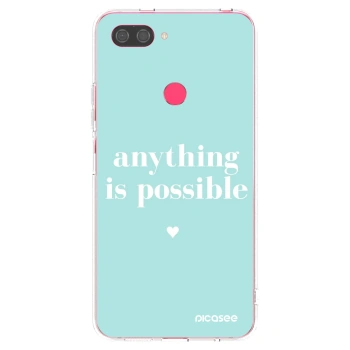 Picasee διαφανής θήκη σιλικόνης Xiaomi Mi 8 Lite - Anything is possible