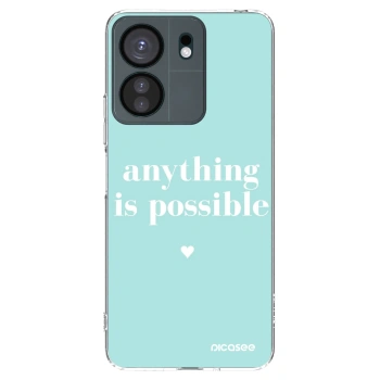 Picasee διαφανής θήκη σιλικόνης Xiaomi Redmi 13C 4G - Anything is possible