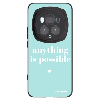 Picasee Μαύρη θήκη σιλικόνης για Honor Magic6 Pro - Anything is possible