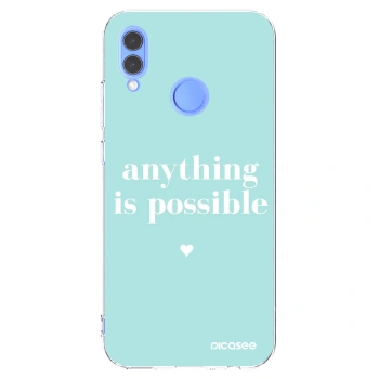 Picasee διαφανής θήκη σιλικόνης Honor 10 Lite - Anything is possible