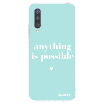 Picasee διαφανής θήκη σιλικόνης Xiaomi Mi 9 - Anything is possible