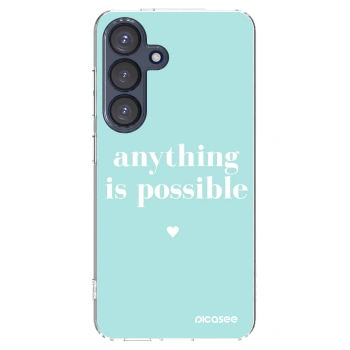 Picasee διαφανής θήκη σιλικόνης Samsung Galaxy S25 5G - Anything is possible