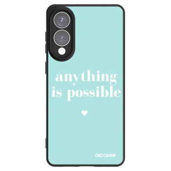 Picasee Μαύρη θήκη σιλικόνης για Samsung Galaxy S25 Edge 5G - Anything is possible