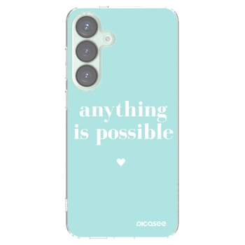 Picasee διαφανής θήκη σιλικόνης Samsung Galaxy S25+ 5G - Anything is possible