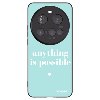 Picasee Μαύρη θήκη σιλικόνης για Xiaomi 15 Ultra - Anything is possible
