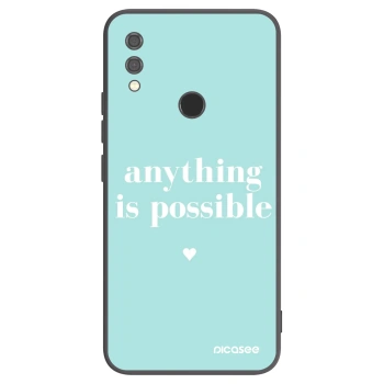 Picasee Μαύρη θήκη σιλικόνης για Xiaomi Redmi Note 7 - Anything is possible