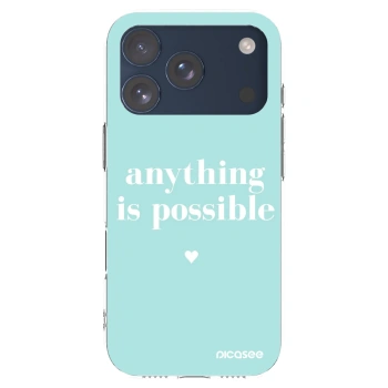 Picasee διαφανής θήκη σιλικόνης Apple iPhone 17 Pro - Anything is possible