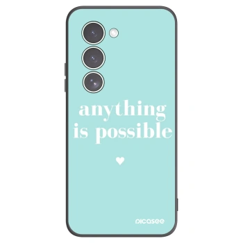 Picasee Μαύρη θήκη σιλικόνης για Xiaomi Redmi 15 5G - Anything is possible