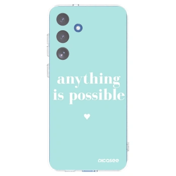 Picasee διαφανής θήκη σιλικόνης Samsung Galaxy S25 FE 5G - Anything is possible