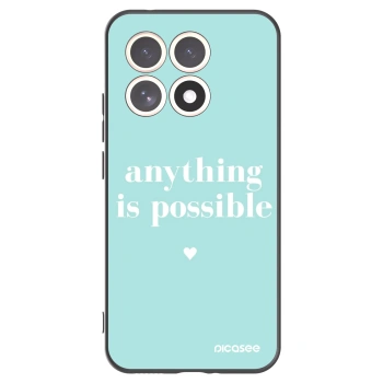 Picasee Μαύρη θήκη σιλικόνης για Xiaomi 15T - Anything is possible