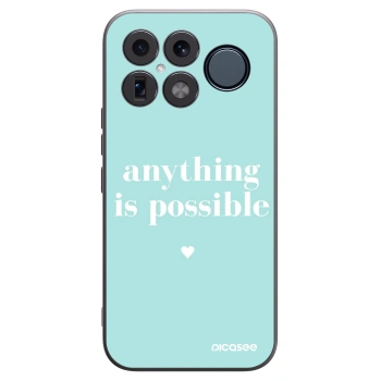 Picasee Μαύρη θήκη σιλικόνης για Xiaomi Poco F8 Ultra - Anything is possible