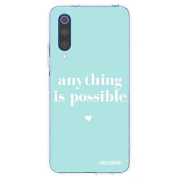 Picasee διαφανής θήκη σιλικόνης Xiaomi Mi 9 SE - Anything is possible