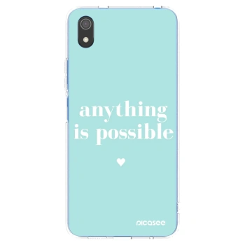 Picasee διαφανής θήκη σιλικόνης Xiaomi Redmi 7A - Anything is possible