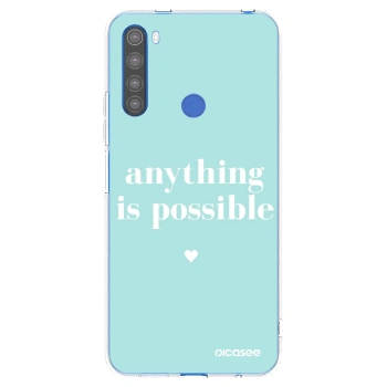 Picasee διαφανής θήκη σιλικόνης Xiaomi Redmi Note 8T - Anything is possible
