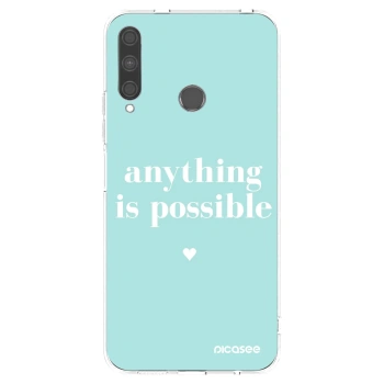 Picasee διαφανής θήκη σιλικόνης Huawei P40 Lite E - Anything is possible