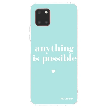 Picasee διαφανής θήκη σιλικόνης Samsung Galaxy Note 10 Lite N770F - Anything is possible