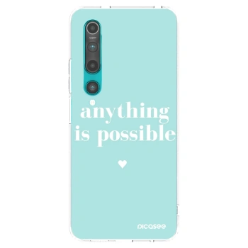 Picasee διαφανής θήκη σιλικόνης Xiaomi Mi 10 - Anything is possible