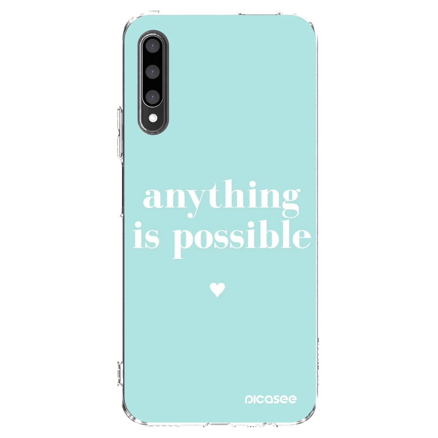 Picasee διαφανής θήκη σιλικόνης Honor 9X Pro - Anything is possible