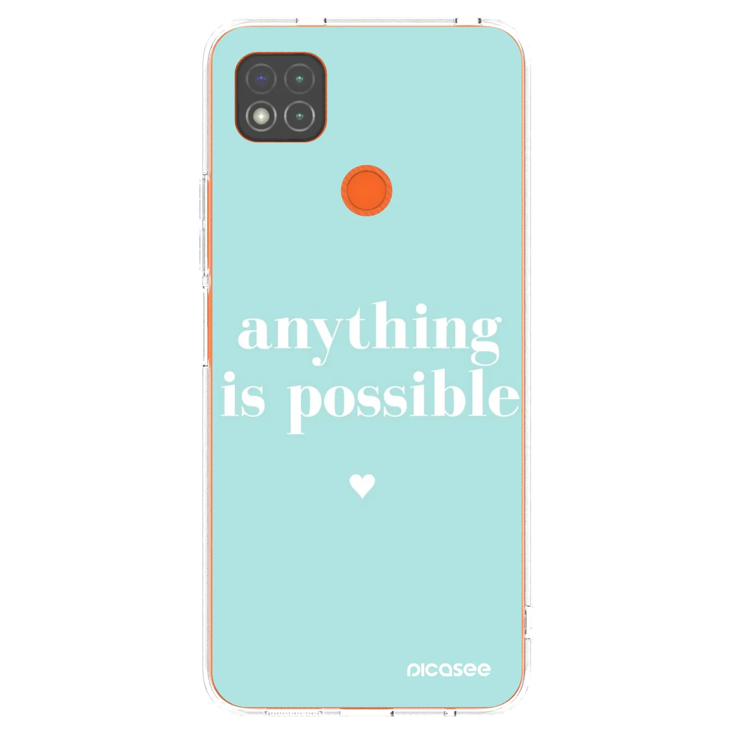 Picasee διαφανής θήκη σιλικόνης Xiaomi Redmi 9C - Anything is possible