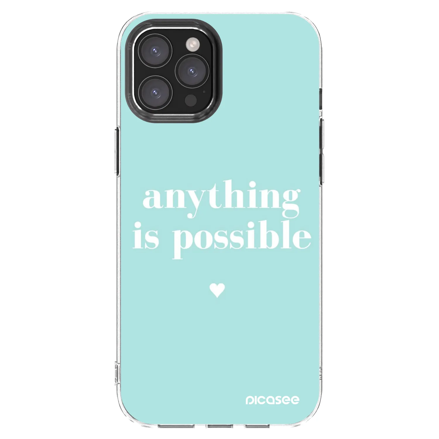 Picasee διαφανής θήκη σιλικόνης Apple iPhone 12 Pro Max - Anything is possible