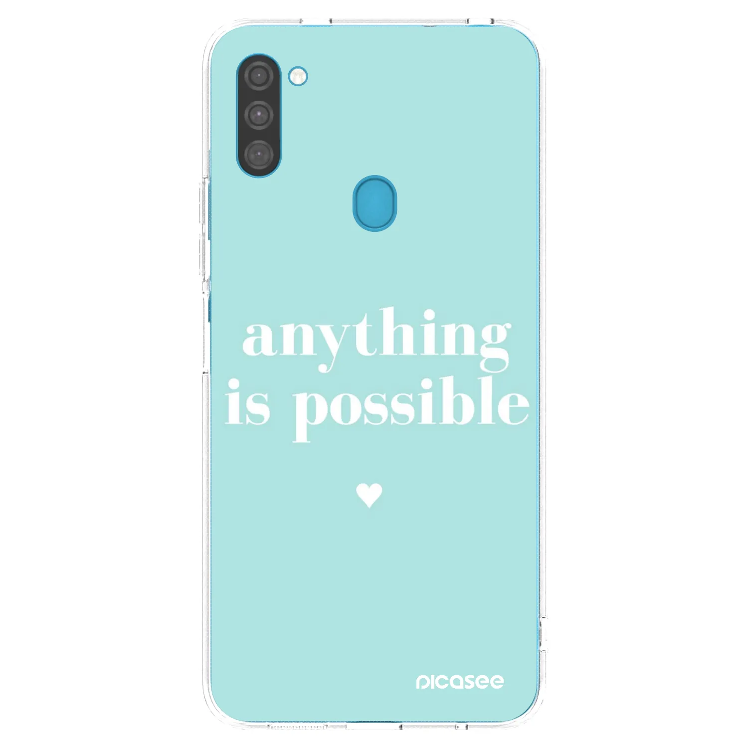 Picasee διαφανής θήκη σιλικόνης Samsung Galaxy M11 - Anything is possible