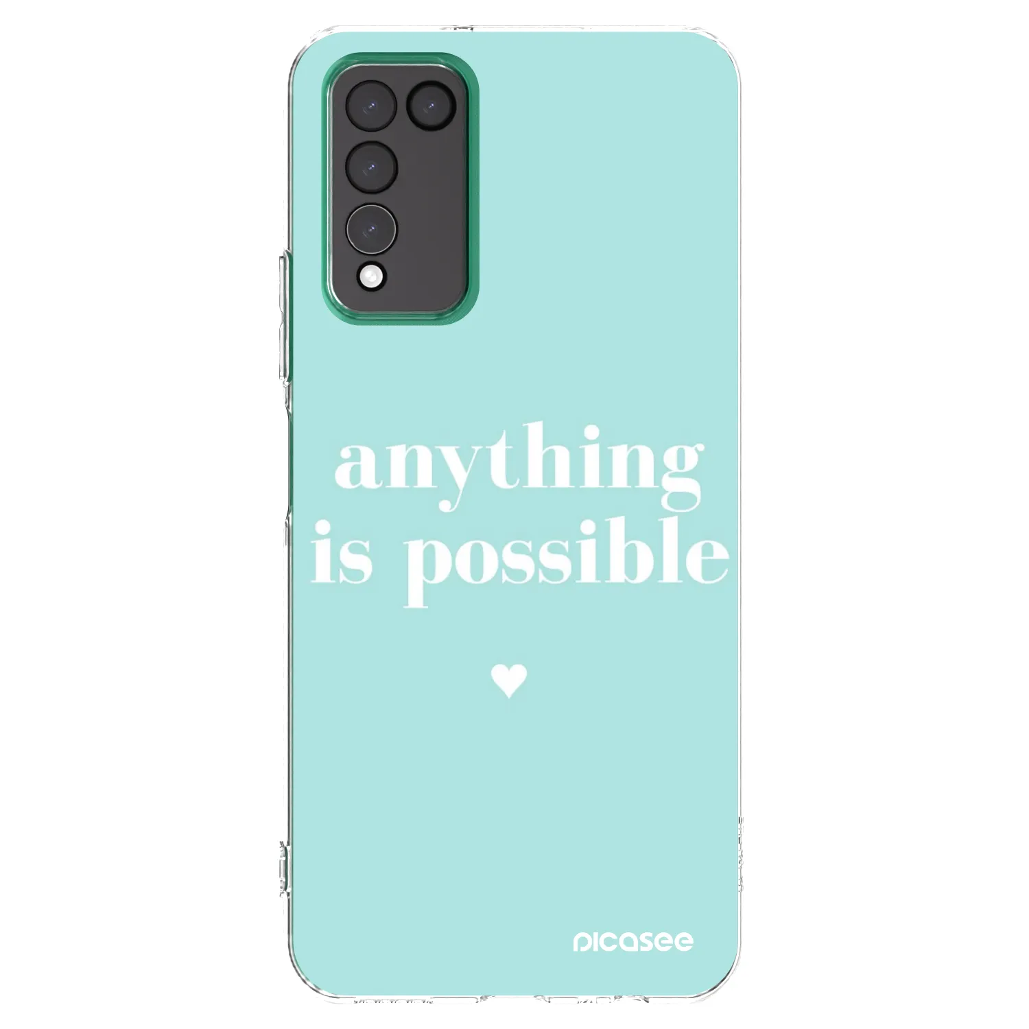 Picasee διαφανής θήκη σιλικόνης Honor 10X Lite - Anything is possible
