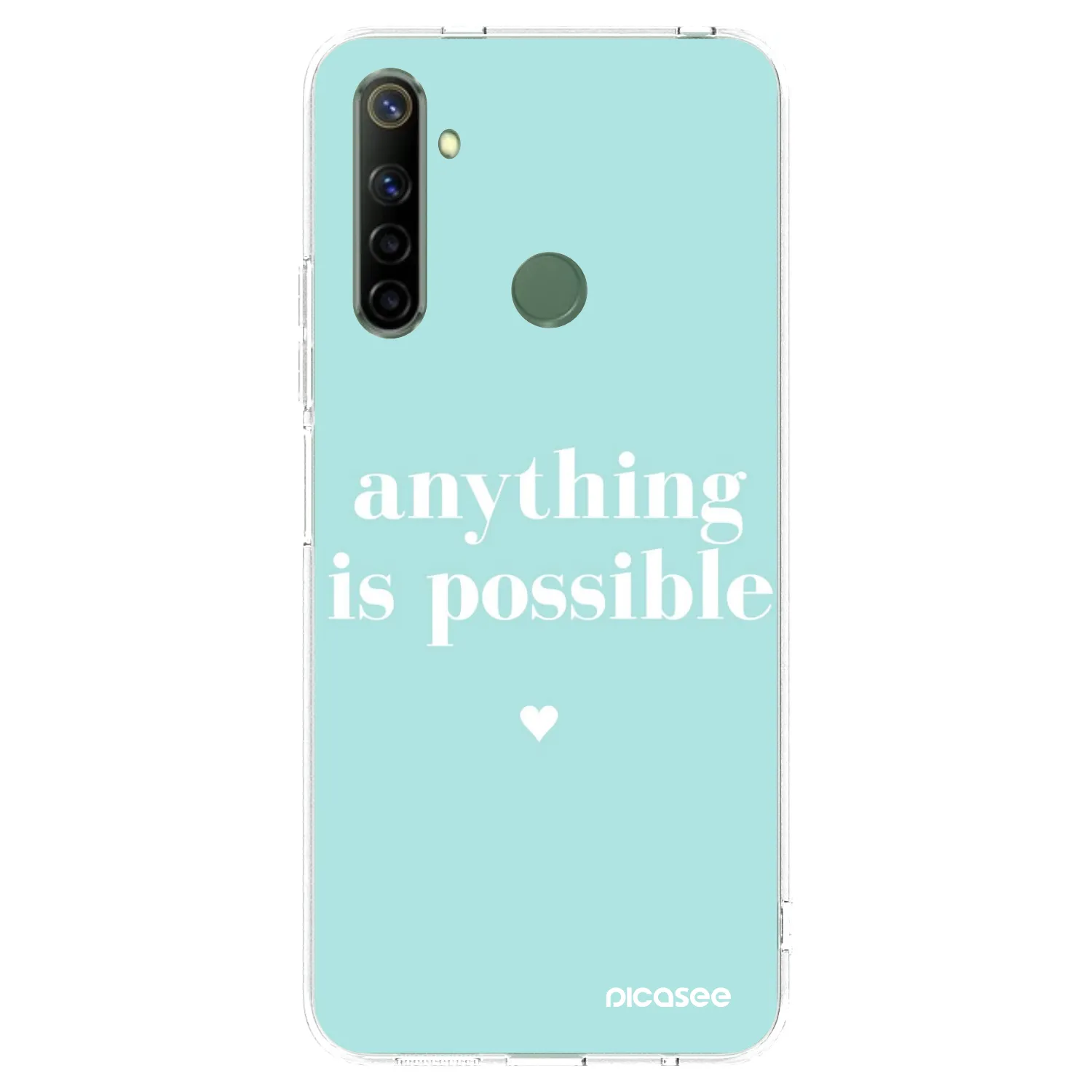 Picasee διαφανής θήκη σιλικόνης Realme 6i - Anything is possible