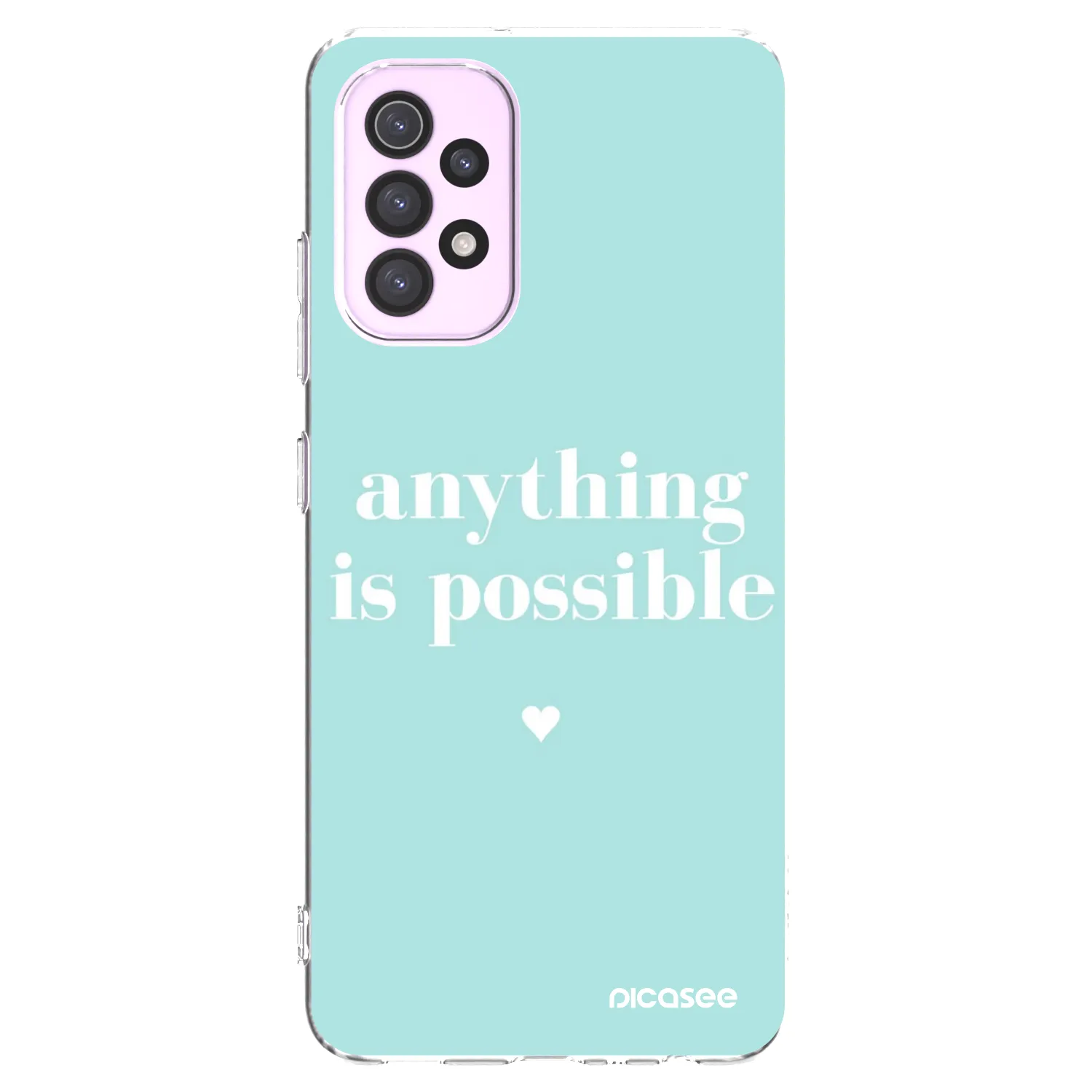 Picasee διαφανής θήκη σιλικόνης Samsung Galaxy A32 5G A326B - Anything is possible