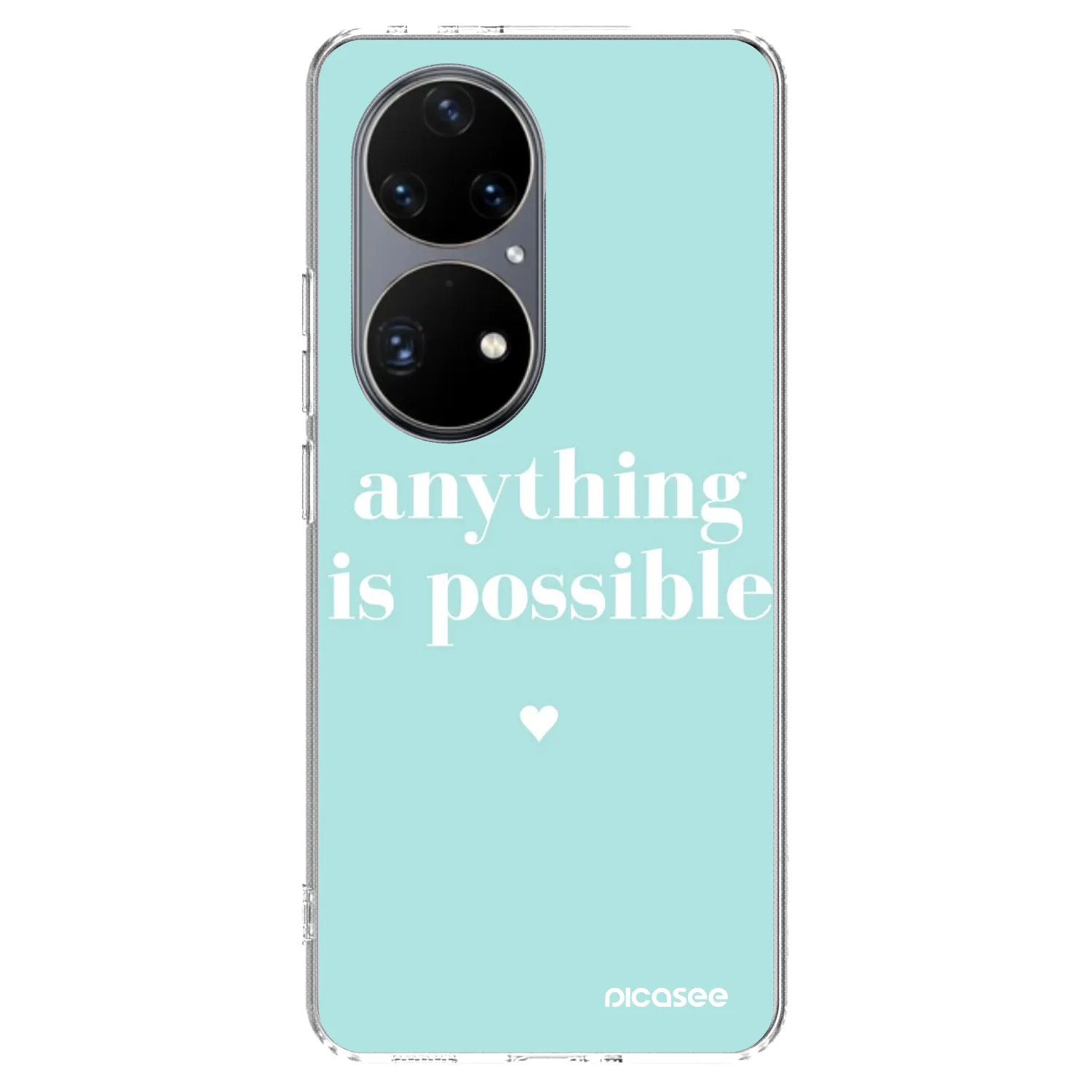 Picasee διαφανής θήκη σιλικόνης Huawei P50 - Anything is possible