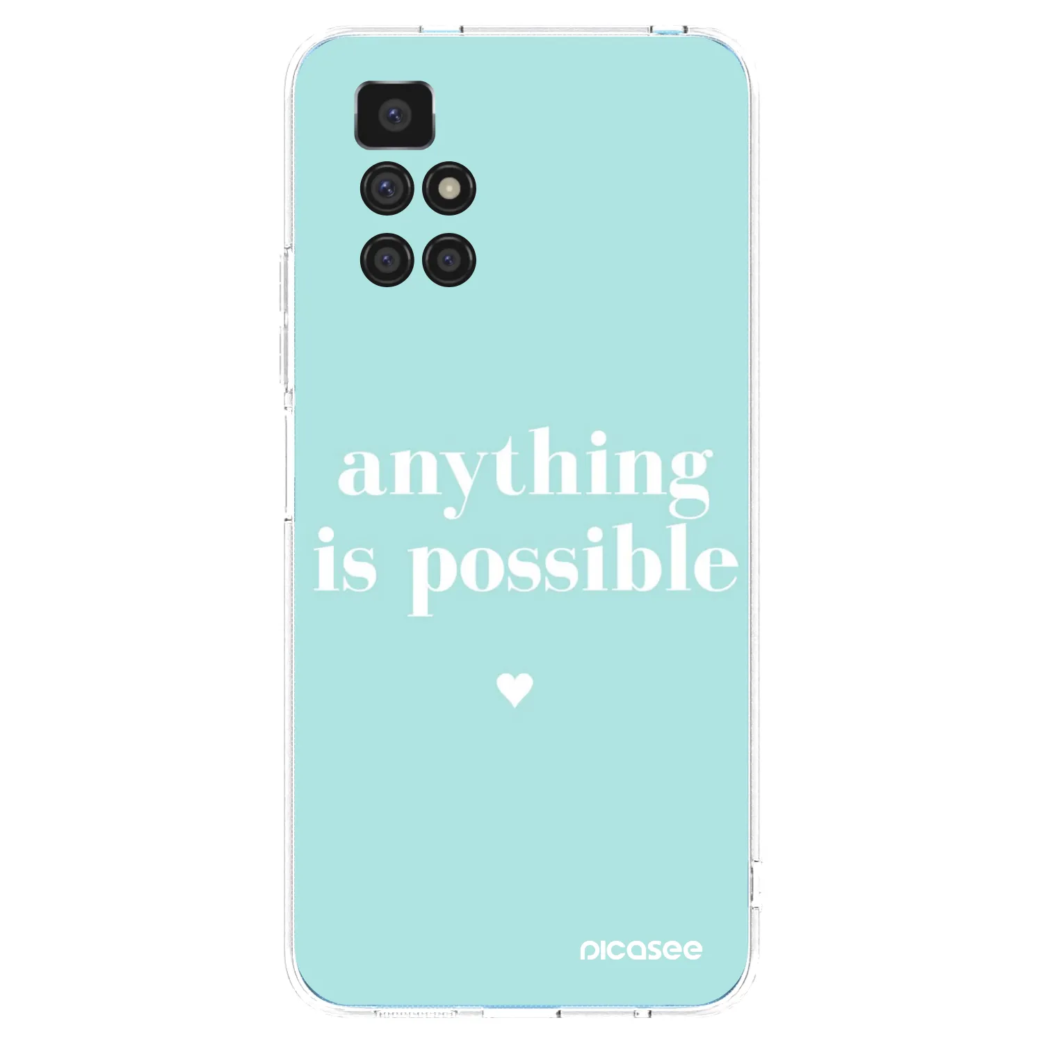 Picasee διαφανής θήκη σιλικόνης Xiaomi Redmi 10 - Anything is possible
