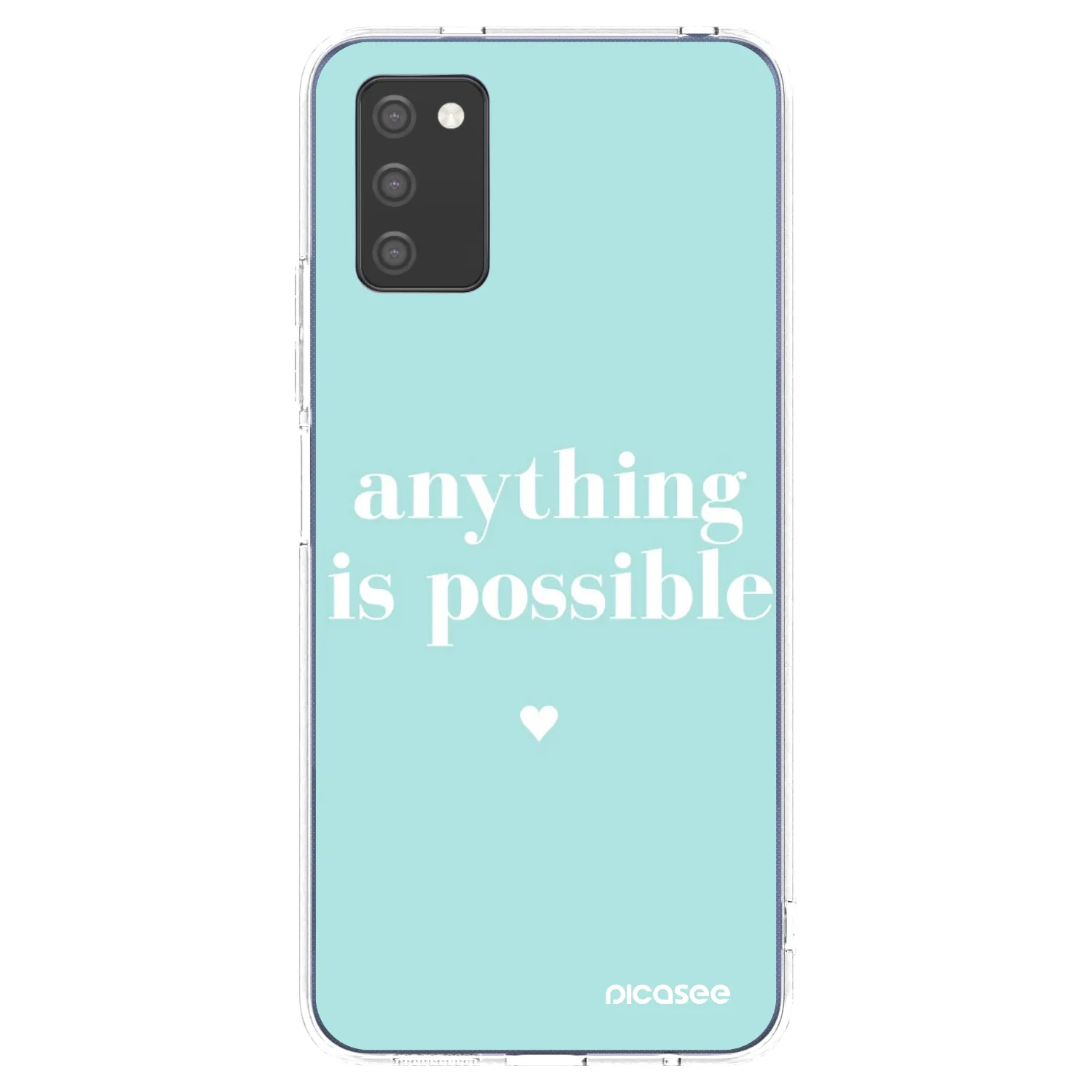 Picasee διαφανής θήκη σιλικόνης Samsung Galaxy A03s A037G - Anything is possible