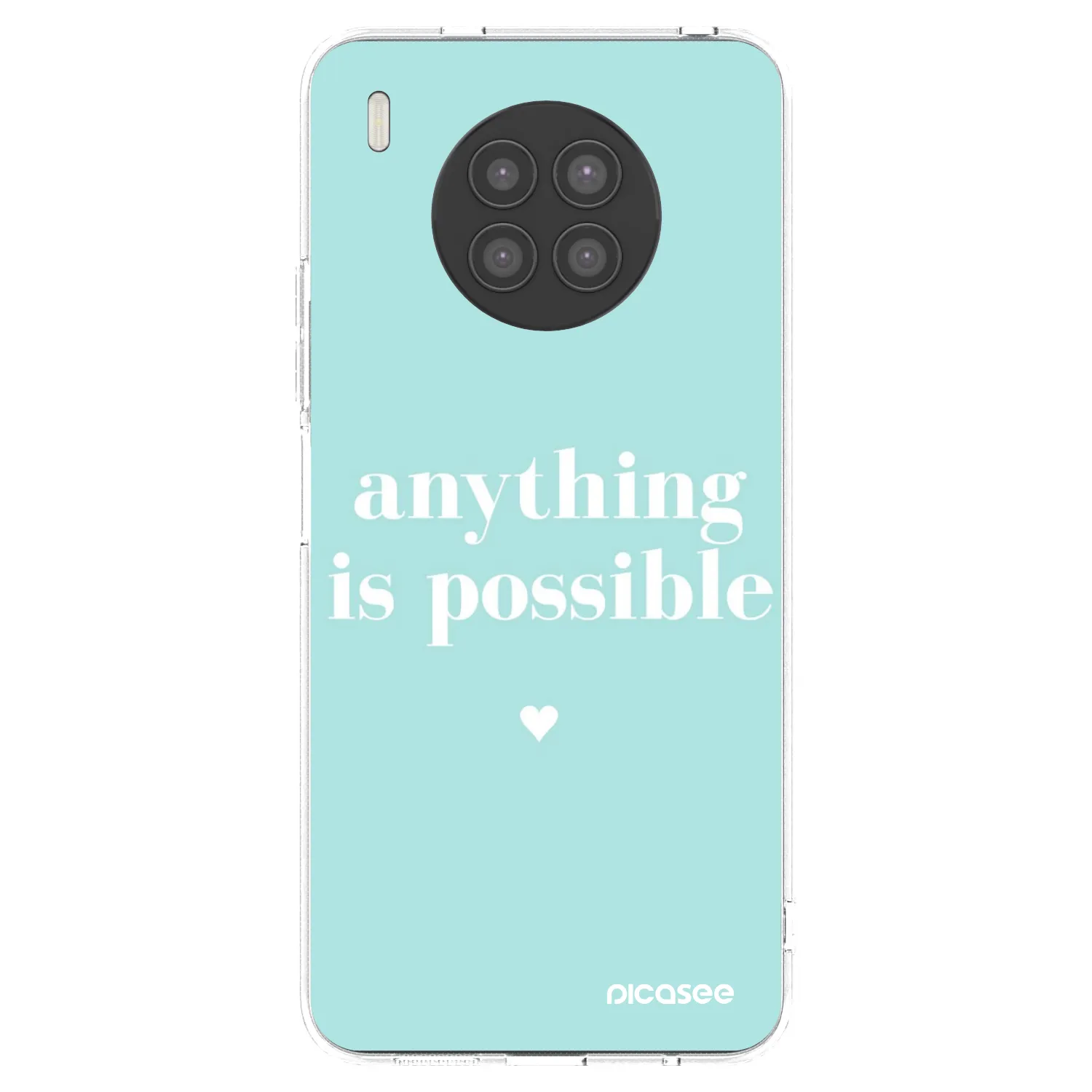Picasee διαφανής θήκη σιλικόνης Huawei Nova 8i - Anything is possible