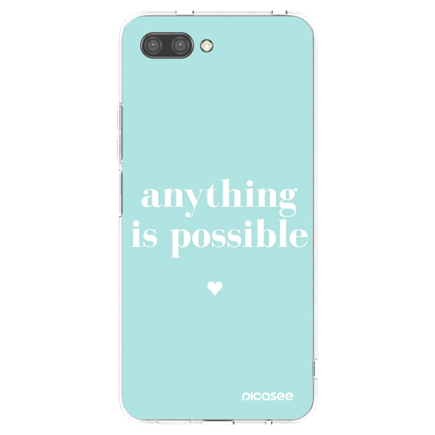 Picasee διαφανής θήκη σιλικόνης Honor 10 - Anything is possible
