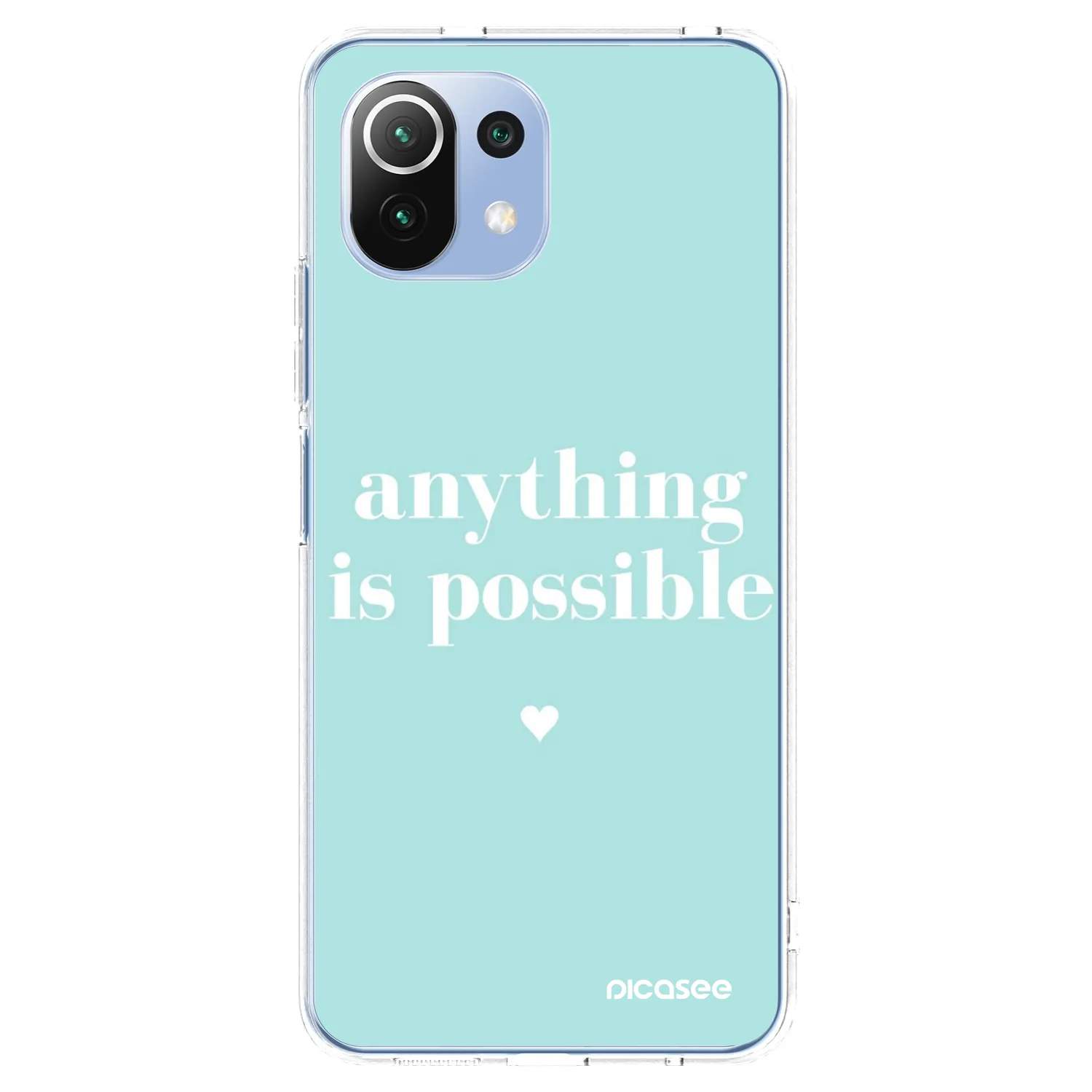 Picasee διαφανής θήκη σιλικόνης Xiaomi 11 Lite 5G NE - Anything is possible