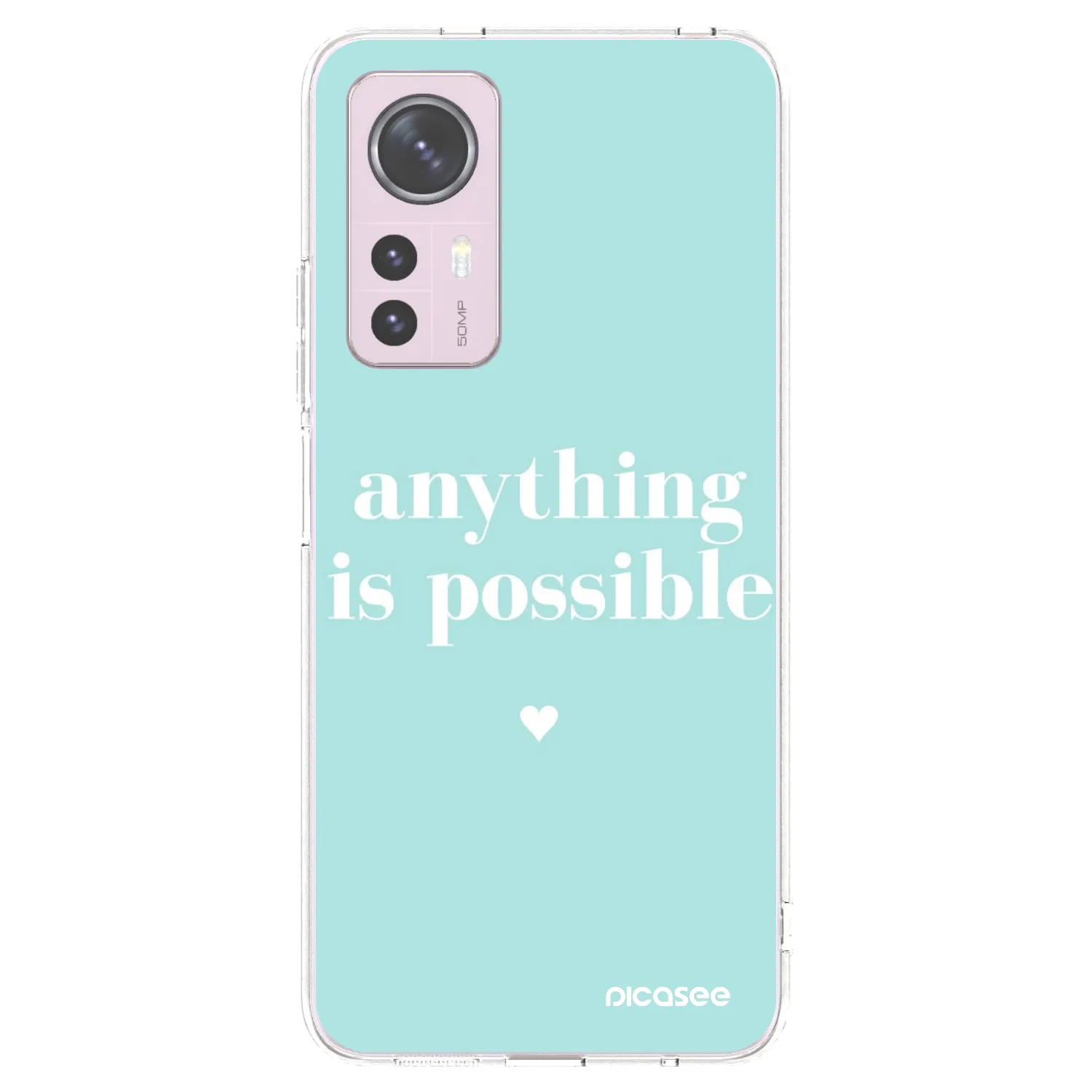 Picasee διαφανής θήκη σιλικόνης Xiaomi 12 - Anything is possible