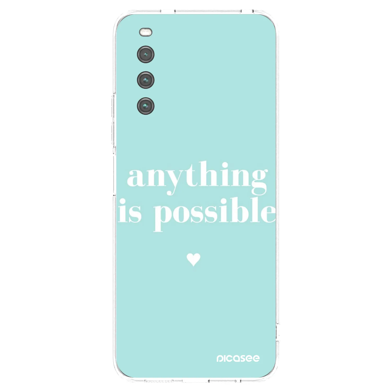 Picasee διαφανής θήκη σιλικόνης Sony Xperia 10 IV 5G - Anything is possible